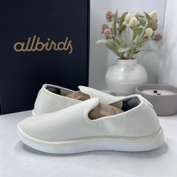 Allbirds Wool Lounger Loafers Natural White (Blizzard Sole) Women 8  Tried On - Picture 6 of 11